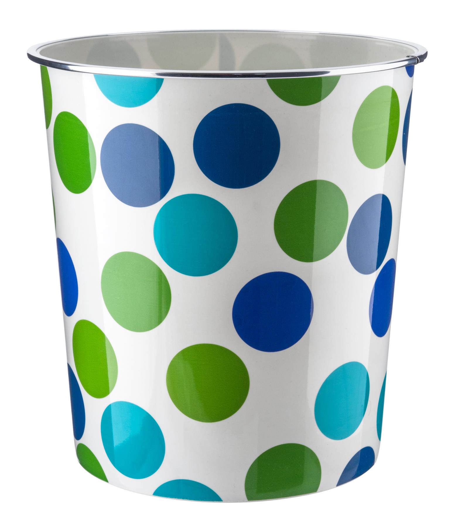 7.7L Plastic Waste Paper Dust Bin Round Rubbish Bin For Office Bathroom Kitchen - Picture 17 of 60