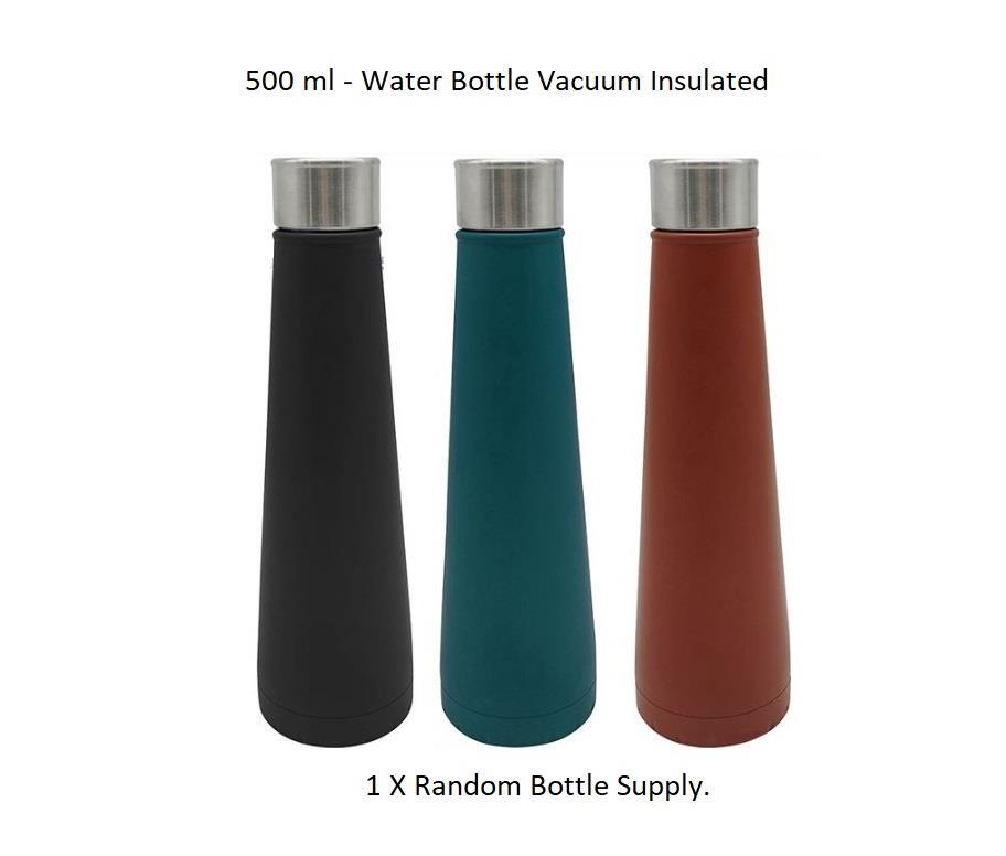 500ml Water Bottle Vacuum Insulated Stainless Steel Reusable Sports Bottle UK - Picture 2 of 5