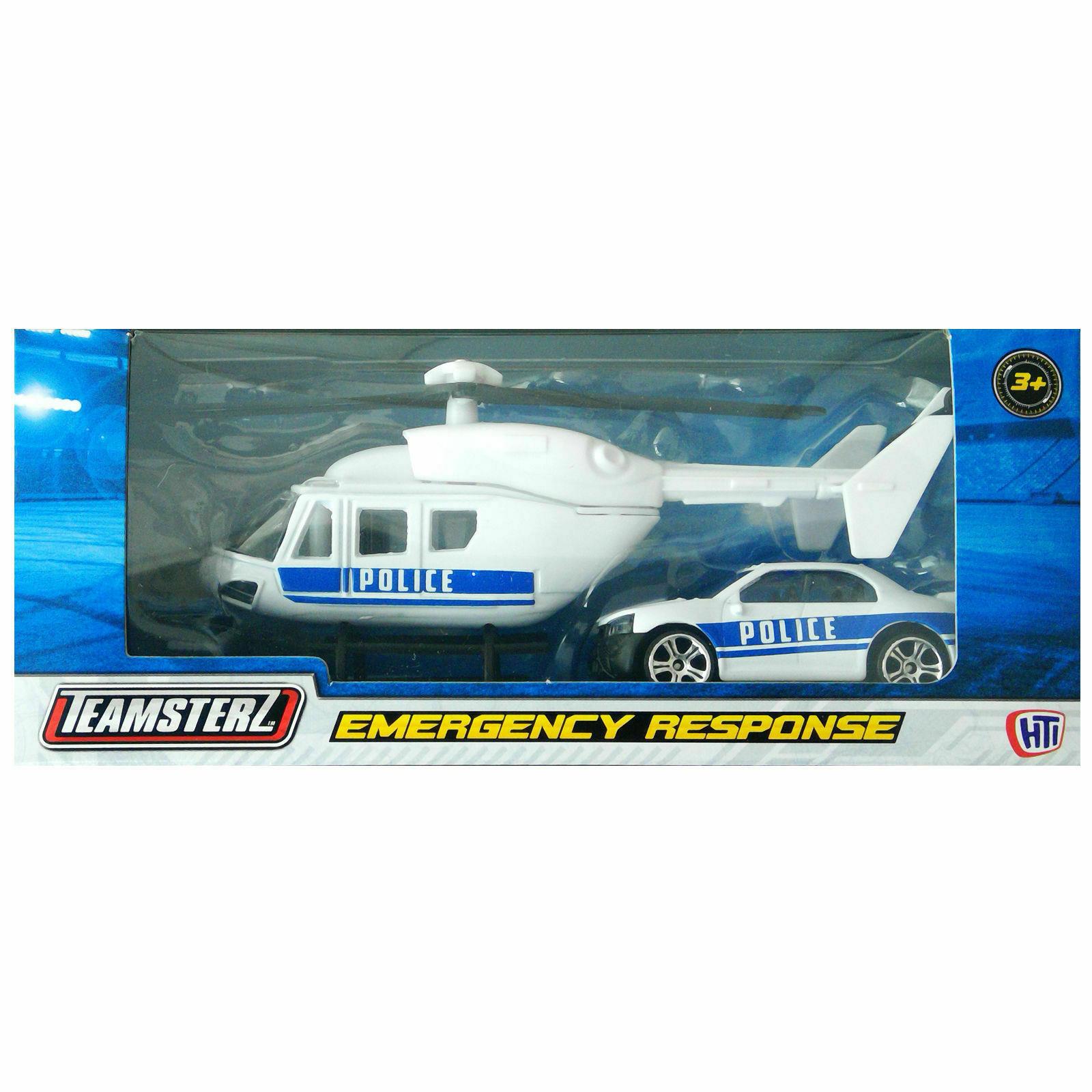 Teamsterz Emergency Response Toy Helicopter Car Rescue Police Fire Vehicle - Picture 6 of 9
