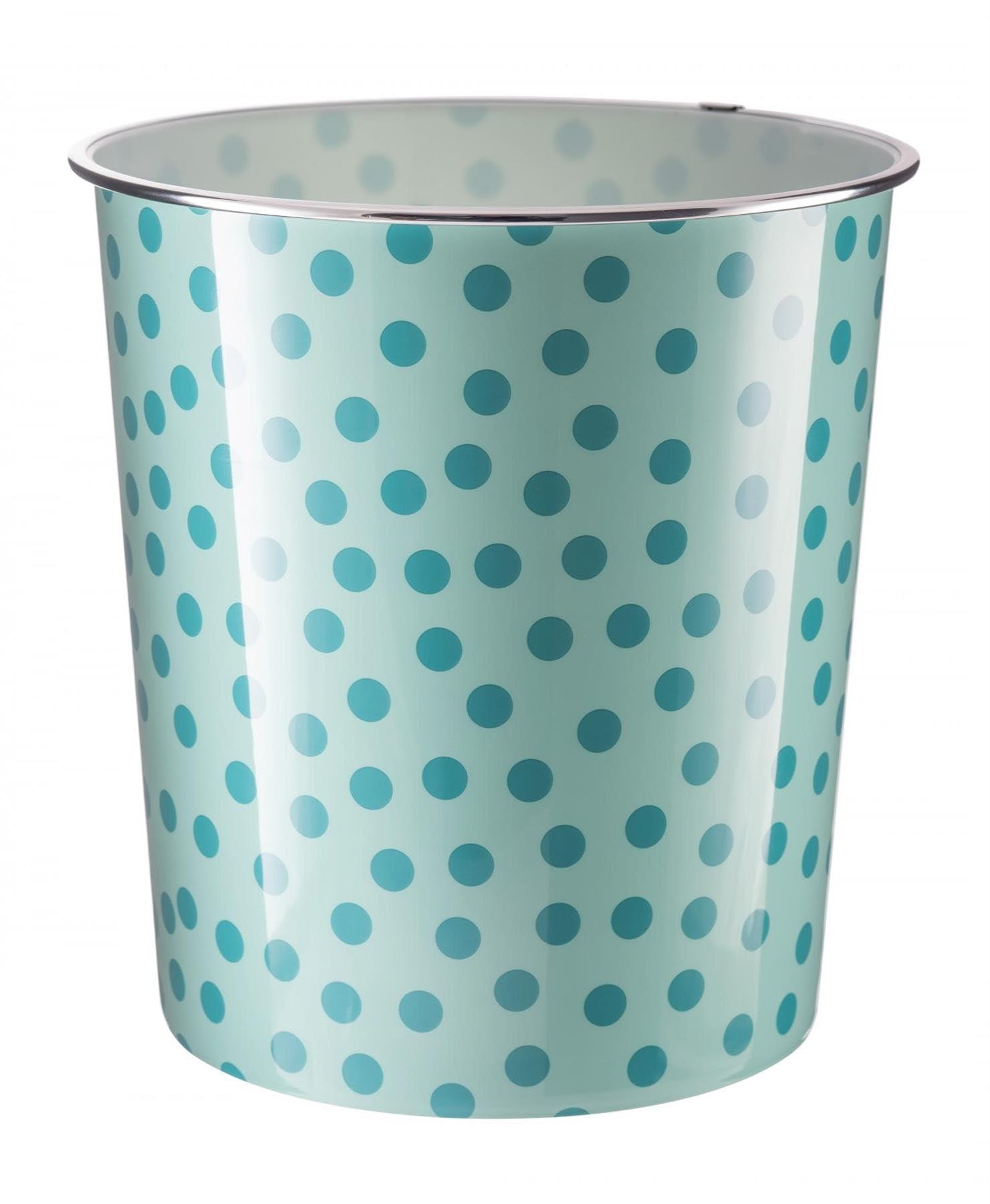 7.7L Plastic Waste Paper Dust Bin Round Rubbish Bin For Office Bathroom Kitchen - Picture 10 of 60