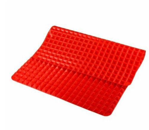 Pyramid Pan Fat Reducing Non Stick Silicone Cooking Mat Oven Baking Tray - Picture 9 of 19