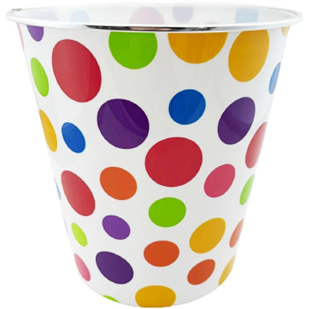 7.7 Litre Plastic Waste Paper Basket Bin Round Trash Can Recycling Rubbish Bin - Picture 9 of 23