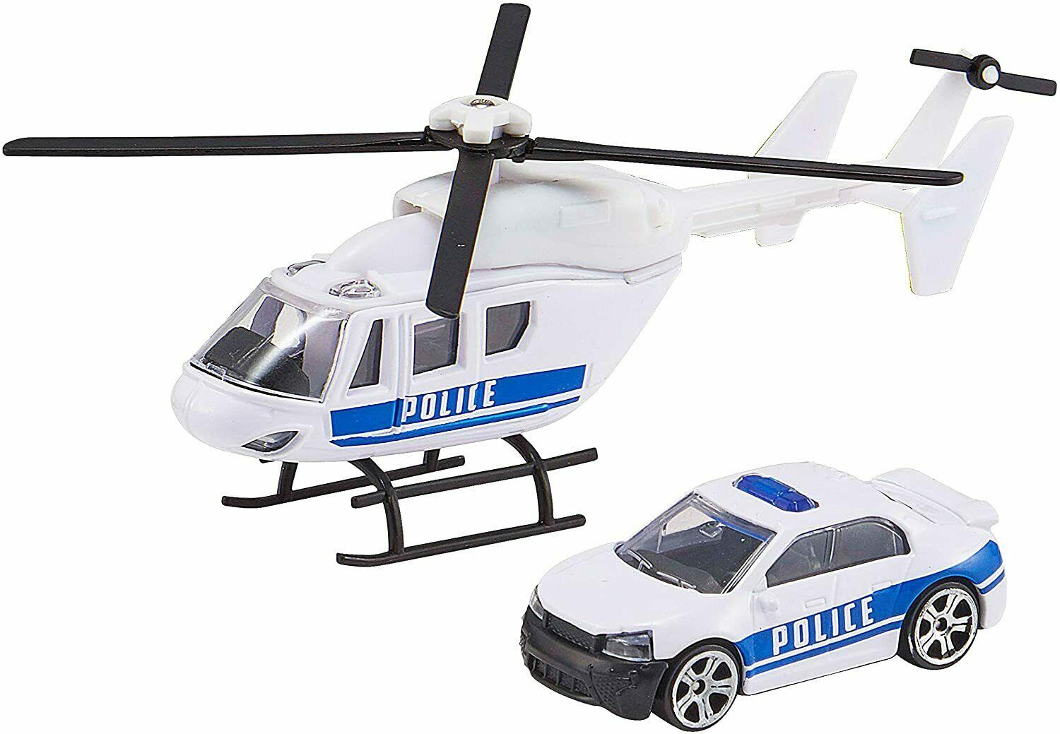 Teamsterz Emergency Response Toy Helicopter Car Rescue Police Fire Vehicle - Picture 7 of 9