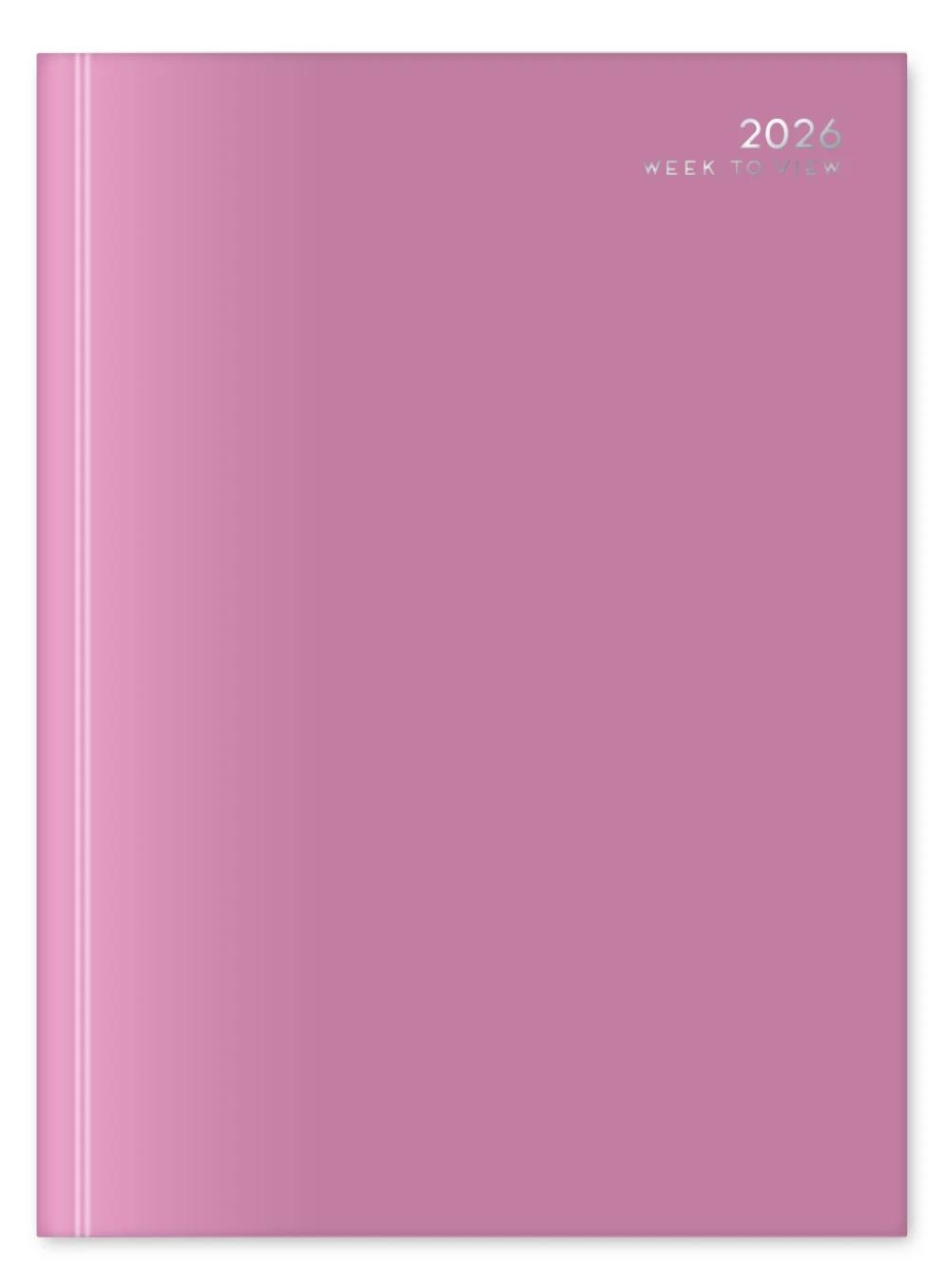 2026 A4 Week To View Diary Appointment Planner Hardback Desk Office Organiser - Picture 9 of 11