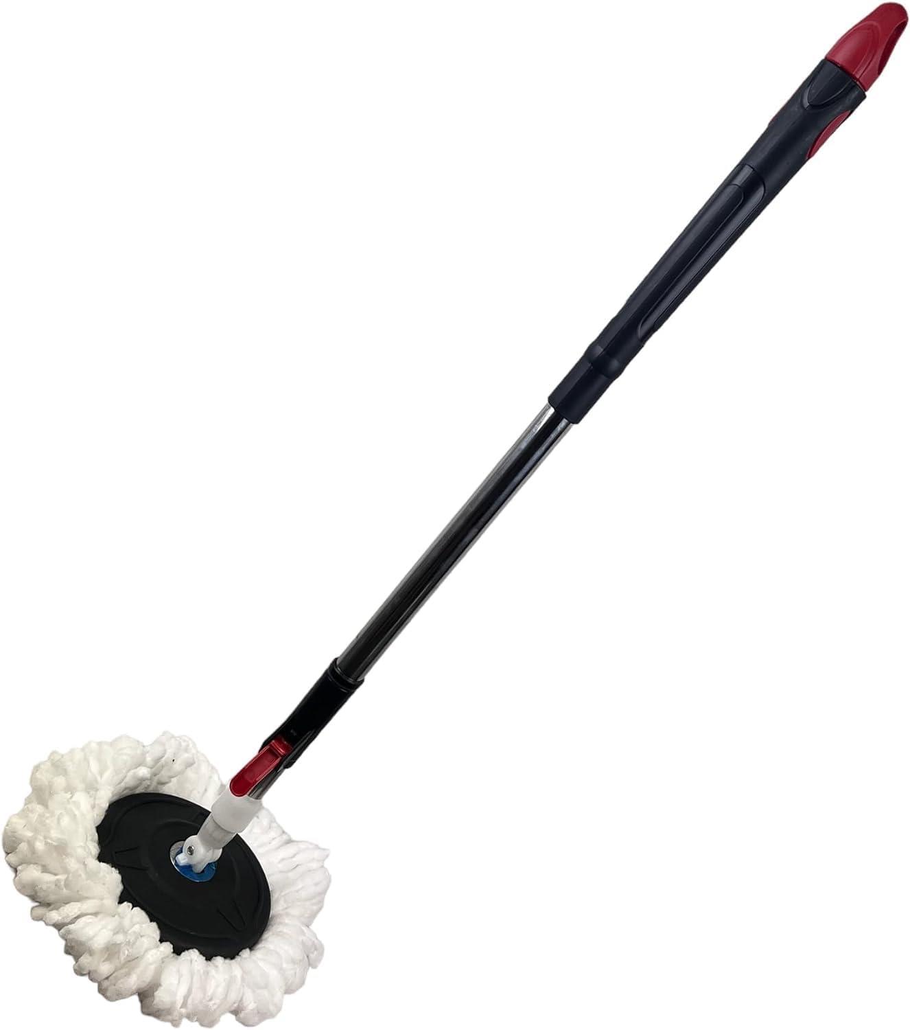 360° Rotating Spin Mop Floor Mop Dry Bucket Set With 2 Microfibre Cleaning Head - Picture 5 of 16