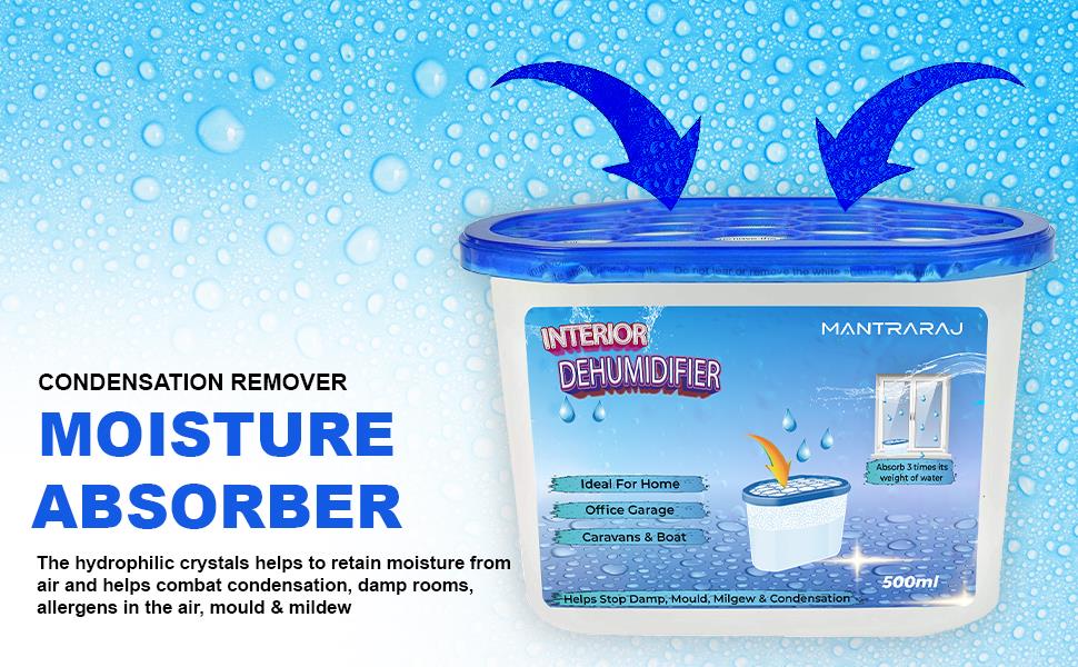 Interior Dehumidifiers 500ml Home Damp Moisture Absorber Disposable Dehumidifier - Picture 34 of 90