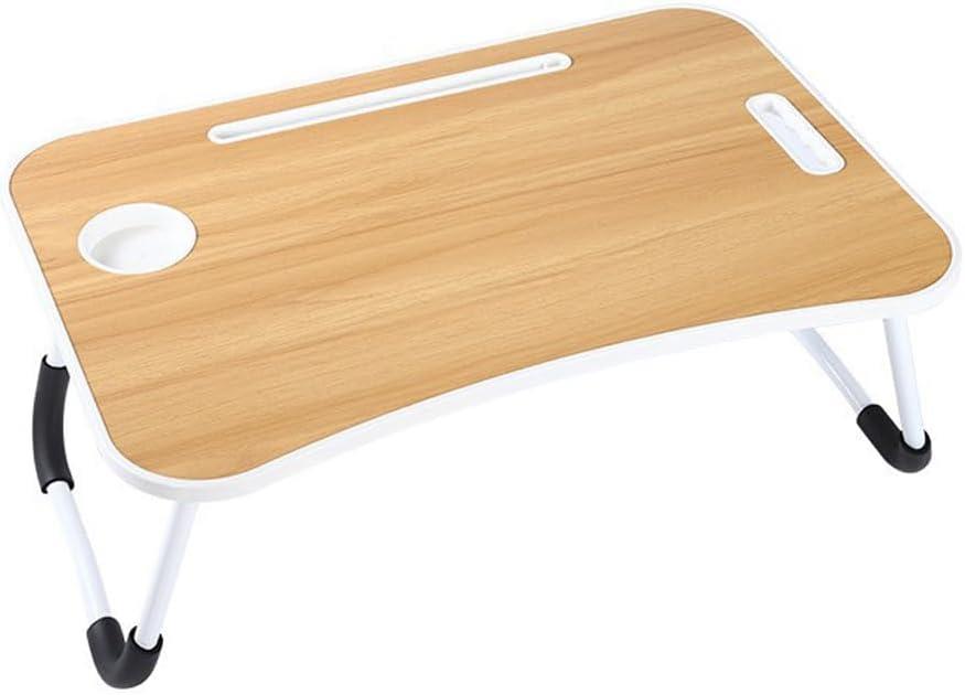 Laptop Bed Table Lap Standing Desk with Foldable Legs & Cup Slot Sofa Bed Stand - Picture 35 of 39