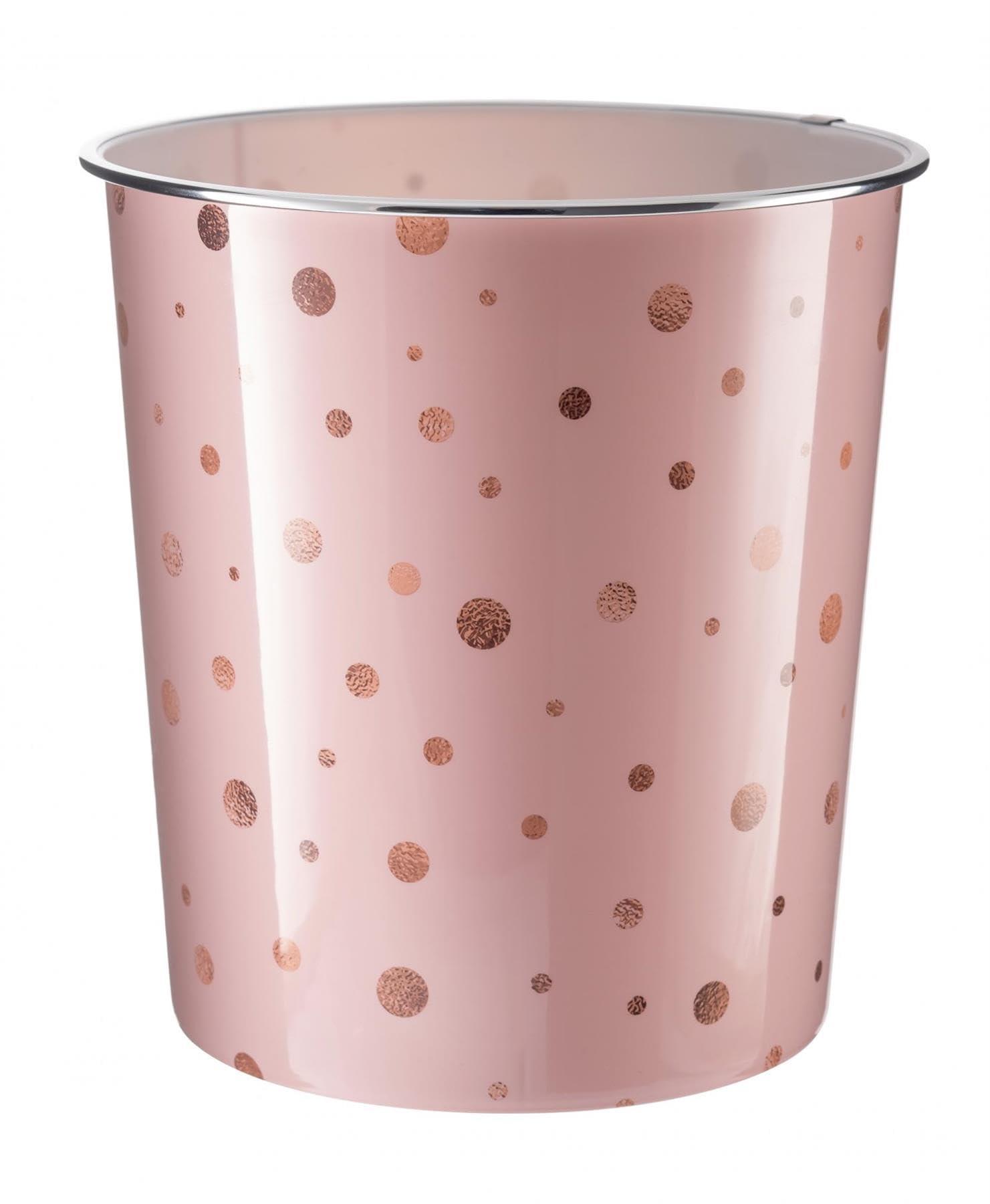 7.7L Plastic Waste Paper Dust Bin Round Rubbish Bin For Office Bathroom Kitchen - Picture 39 of 60