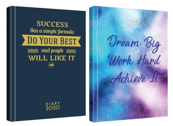 HARD COVER 2020 A5 WEEKLY DIARY