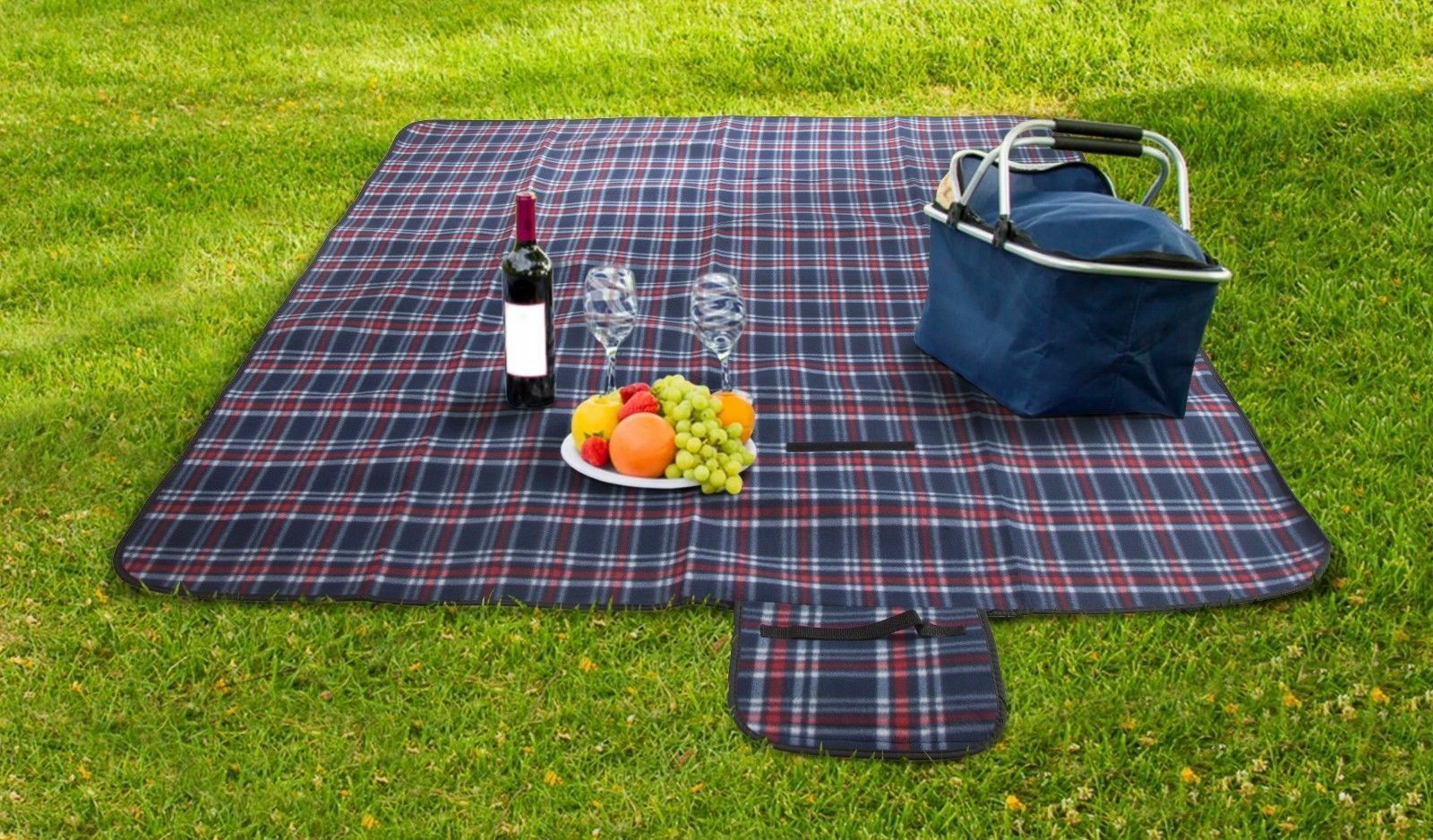 Faltdecke Camping Outdoor Strand Festival Wasserdicht Unterlage Picknickdecke Matte - Bild 4 von 4