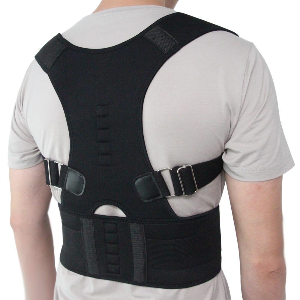 NEOPRENE POSTURE CORRECTOR BAD BACK LUMBAR SHOULDER SUPPORT