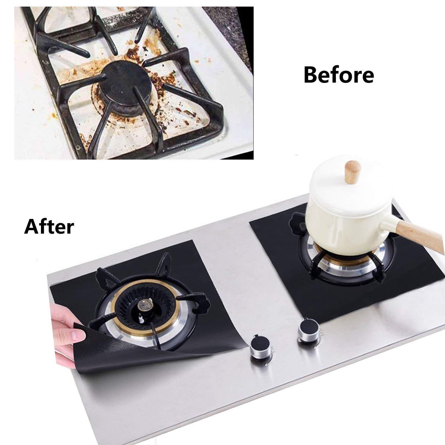 REUSABLE GAS RANGE STOVE HOB PROTECTOR LINER NON STICK GAS COOKER COVER