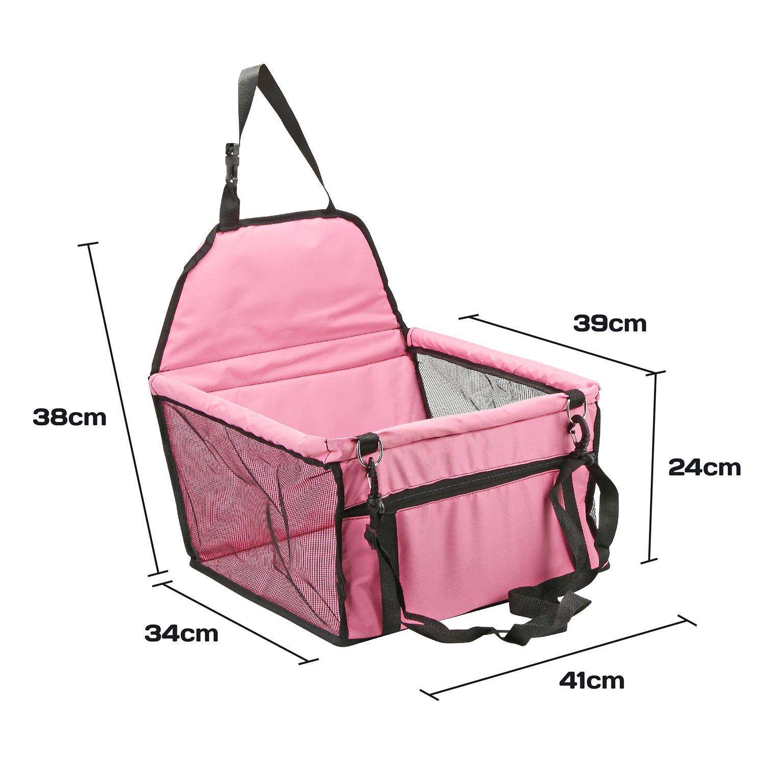 Folding Pet Dog Car Seat Safe Booster Cat Puppy Travel Carrier Bed Bag