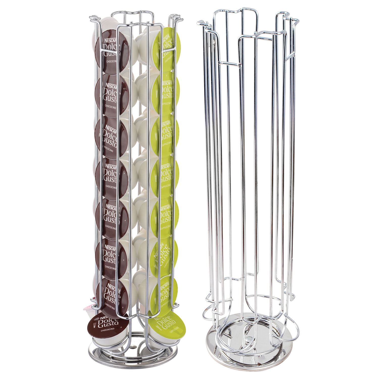 Revolving Rotating Coffee Pod Holder Capsule Tassimo Dolce Gusto