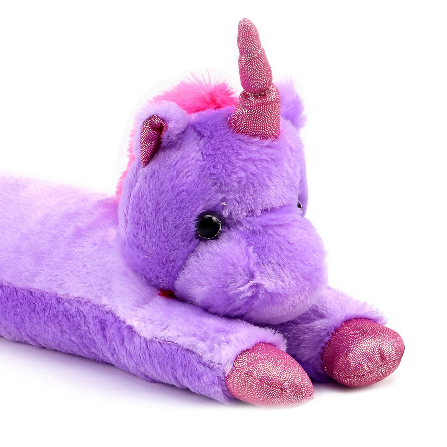 Soft Plush Unicorn Draught Draft Excluder Door Window Cushion Energy Saver New