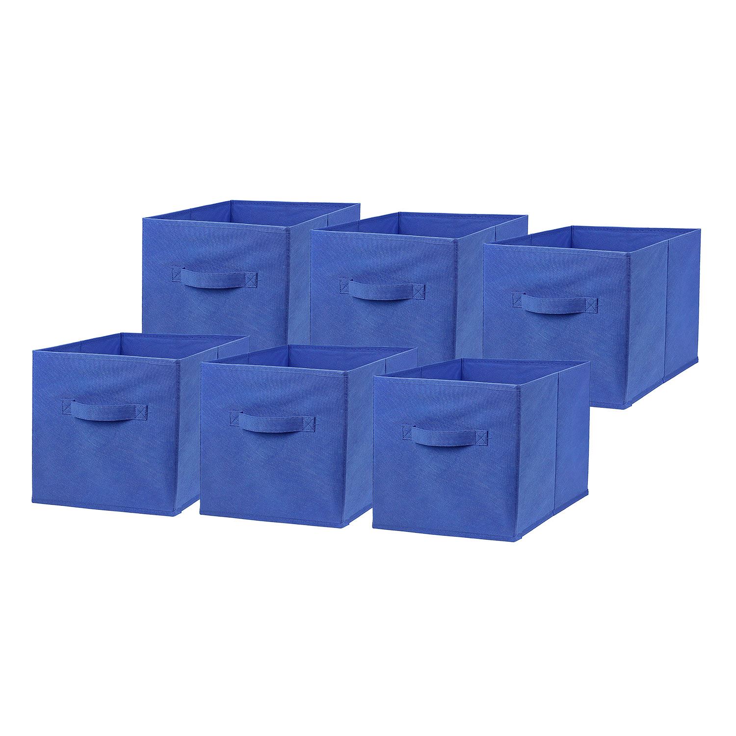 6 Foldable Square Storage Collapsible Folding Box Clothes Organizer