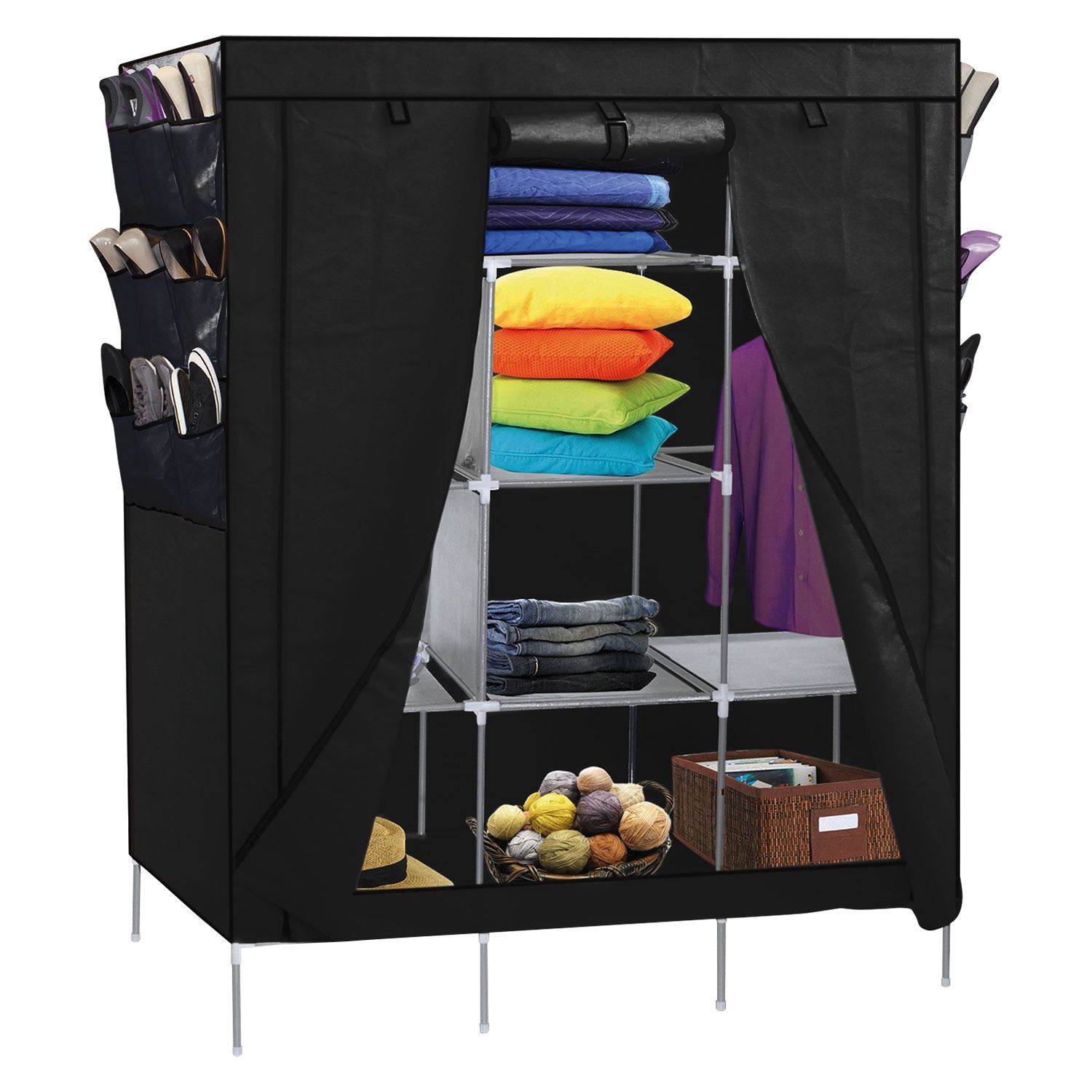 portable rack closet