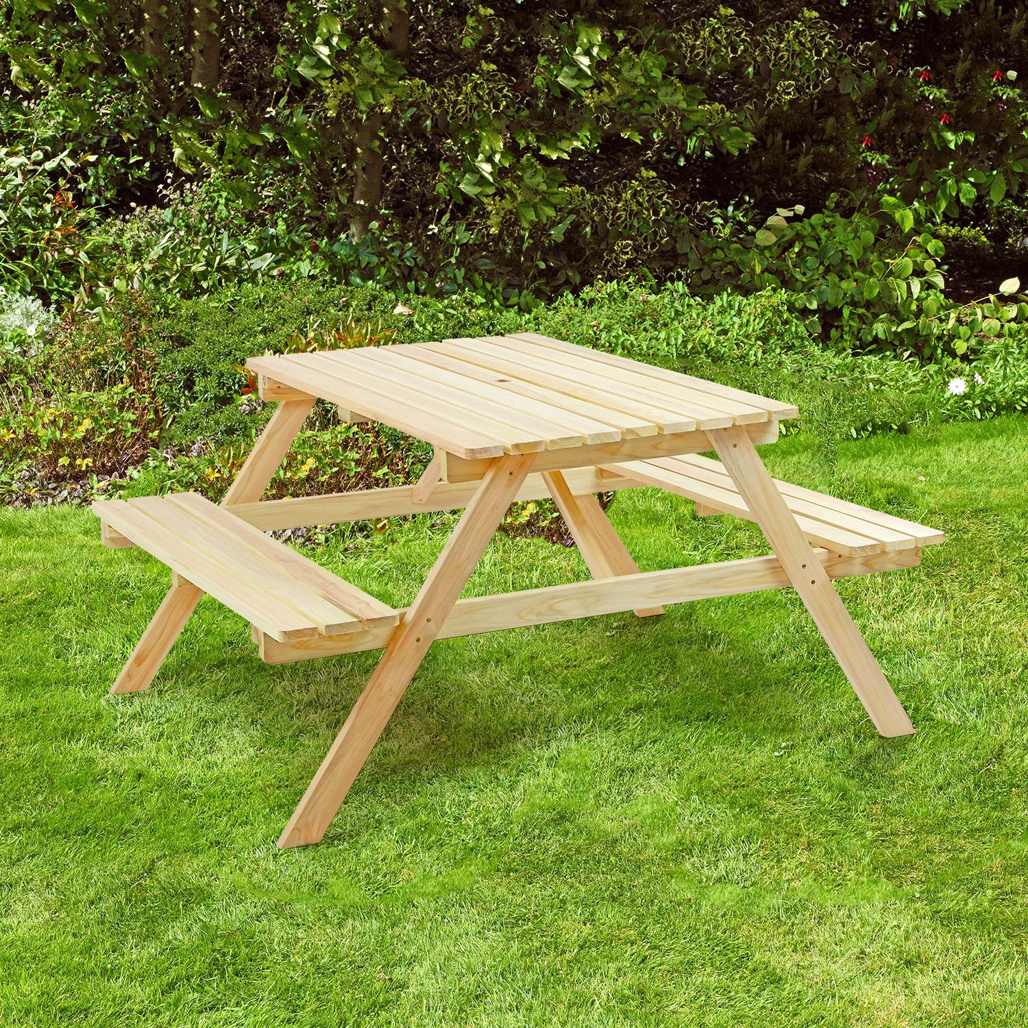 4 SEATER WOODEN PUB STYLE BENCH PICNIC TABLE OUTDOOR FURNITURE GARDEN 4-seater-wooden-pub-style-bench-picnic-table-outdoor-furniture-garden