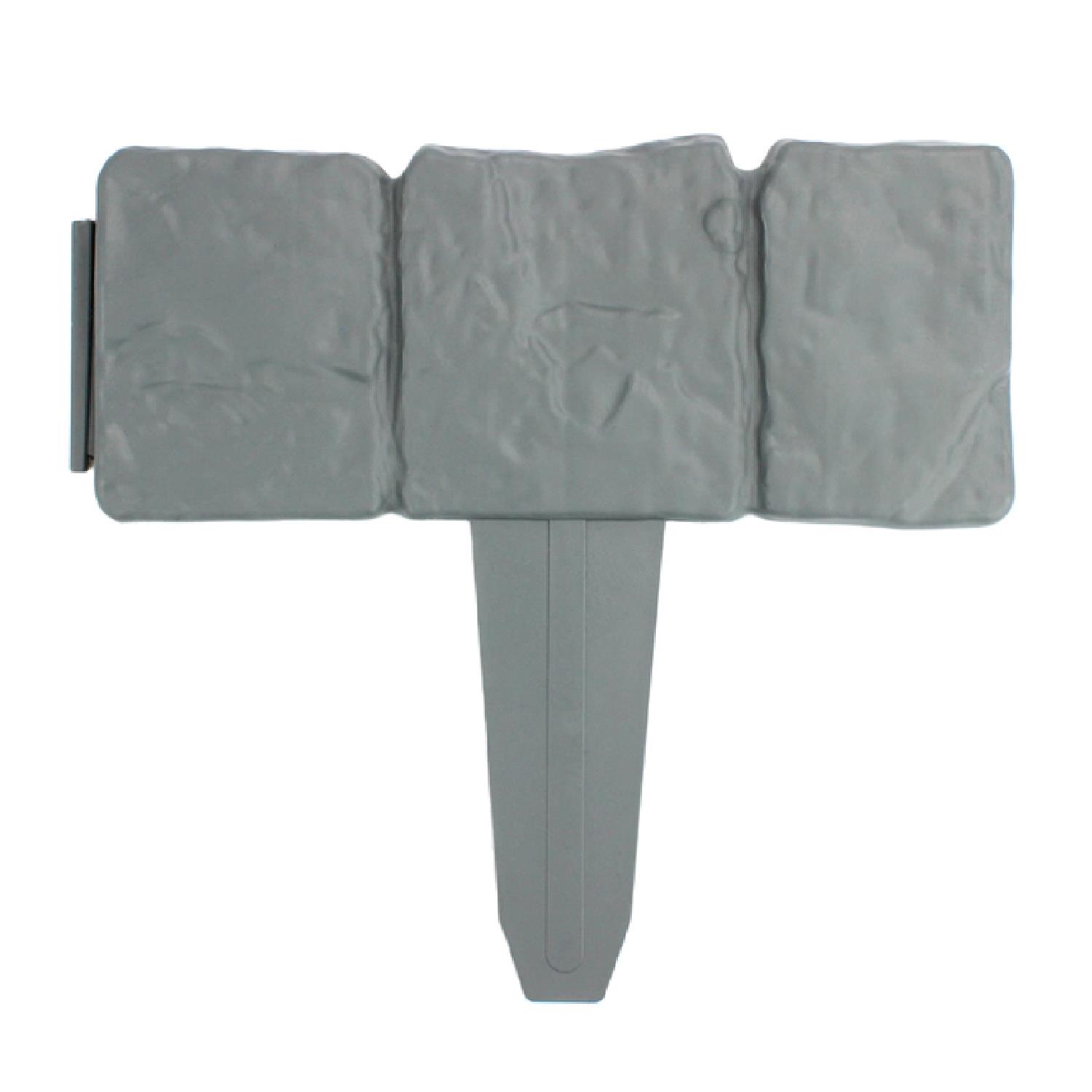 GARDEN BORDER LAWN EDGING FLEXIBLE PLASTIC FLOWER BED HAMMER IN PATH EDGE FENCE - Picture 9 of 86