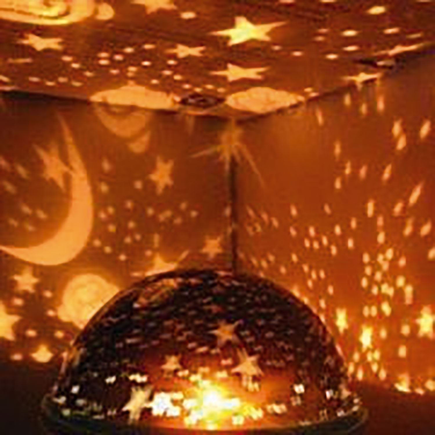 ROTATING LED LIGHT PROJECTOR KIDS BABY MOOD LAMP NIGHT XMAS GIFT STAR