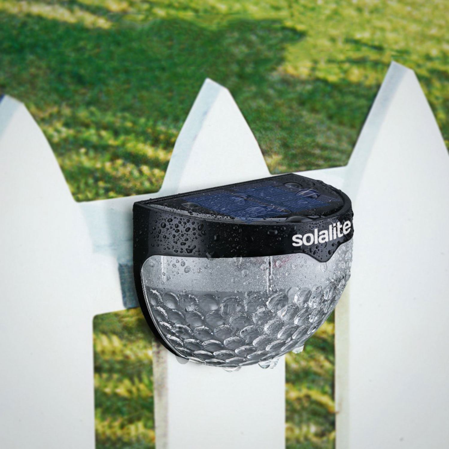 6 LED OUTDOOR WATERPROOF SOLAR POWERED WIRELESS FENCE LIGHTS FOR GARDEN