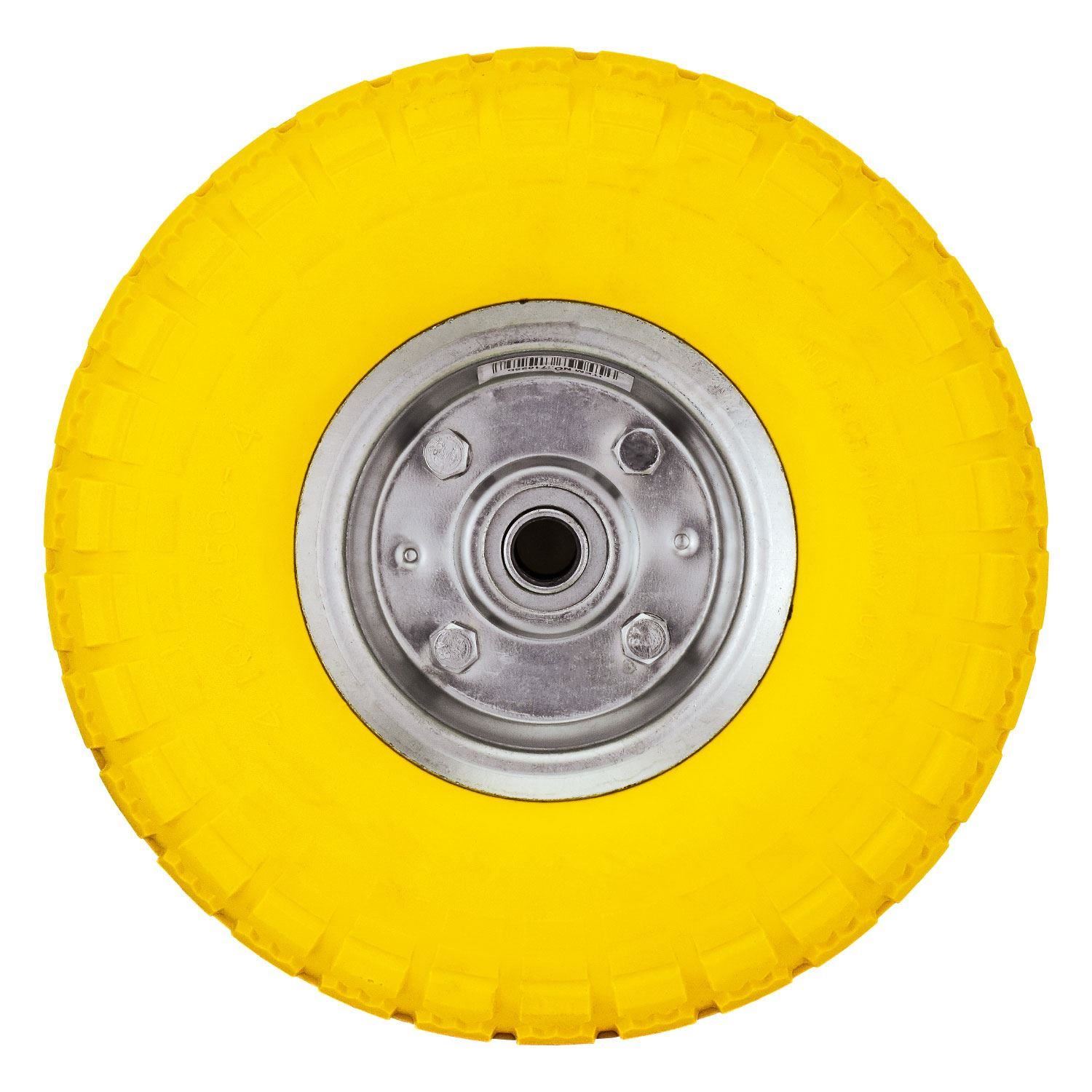 Pack of 4 x 10" Heavy Duty Sack Truck Wheel Solid Rubber Pneumatic Tyre
