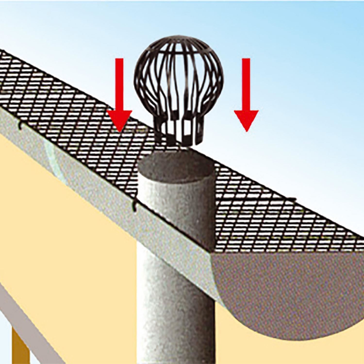 4 x Down Pipe Gutter Balloon Pipe Guard Filters Stops Blockage Leaves