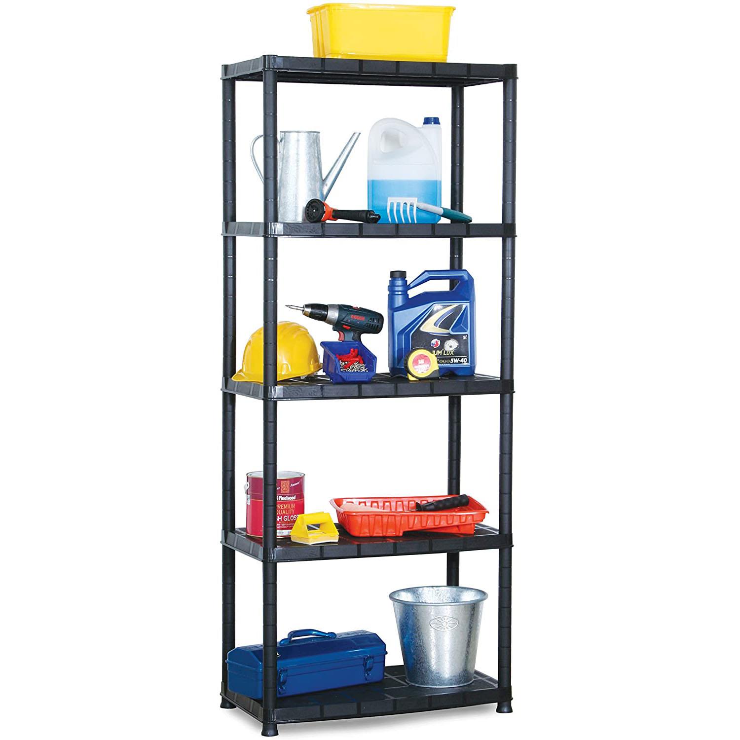 3/4/5 Tier Heavy Duty Shelving Unit Metal Shed Storage - United Kingdom