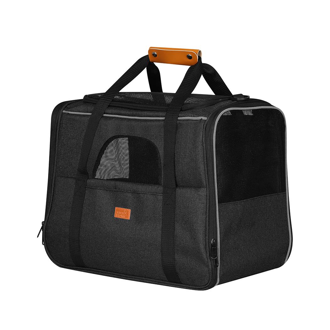 Large Pet Carrier Bag Portable Soft Fabric Mesh Folding Dog Cat Puppy Travel New - Picture 15 of 17