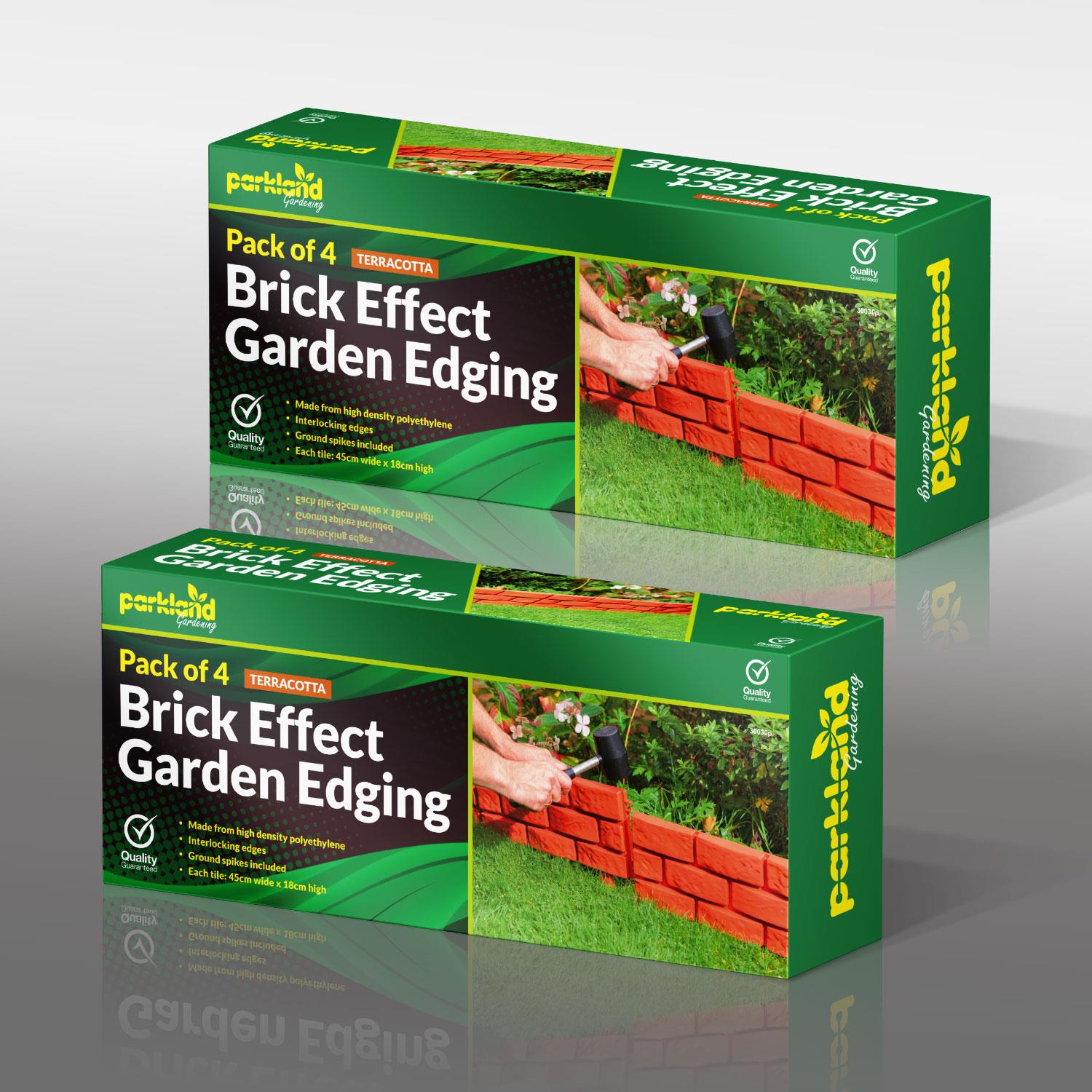 GARDEN BORDER LAWN EDGING FLEXIBLE PLASTIC FLOWER BED HAMMER IN PATH EDGE FENCE - Picture 30 of 86