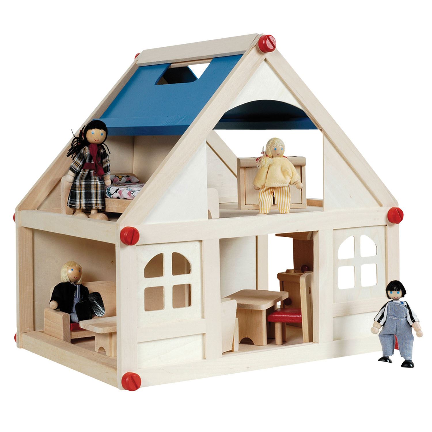 wooden figures for dolls house
