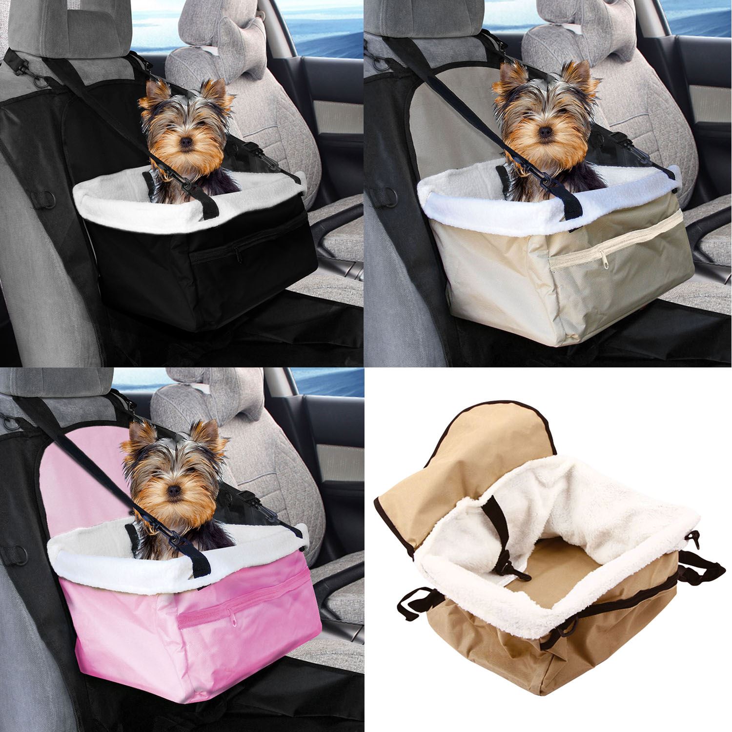 Travel Folding Dog Cat Pet Puppy Car Carrier Booster Seat