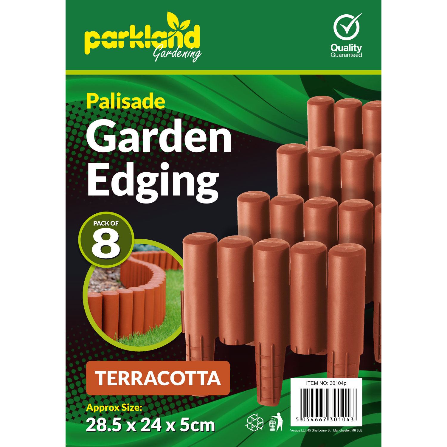 GARDEN BORDER LAWN EDGING FLEXIBLE PLASTIC FLOWER BED HAMMER IN PATH EDGE FENCE - Picture 44 of 86