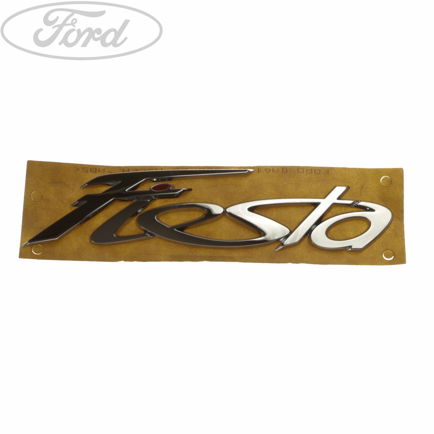 Genuine Ford Fiesta MK7 Fiesta Name Plate Badge Emblem 1580683 eBay