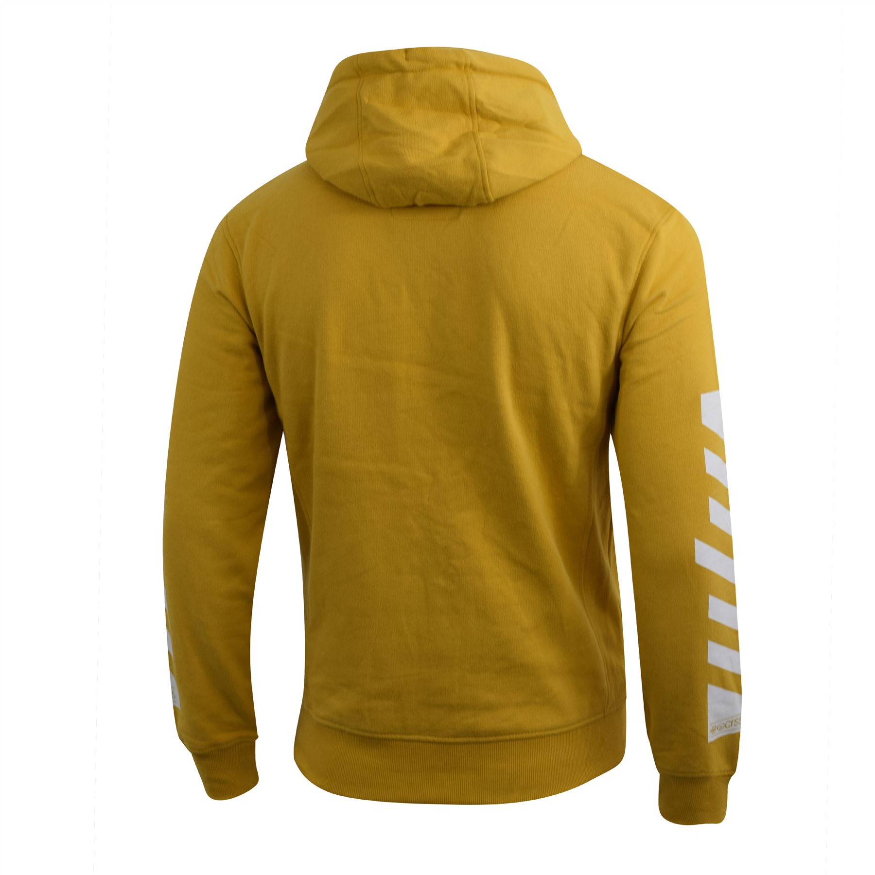 Mens Hoodie Crosshatch Pullover Degas Hooded Sweater Jumper