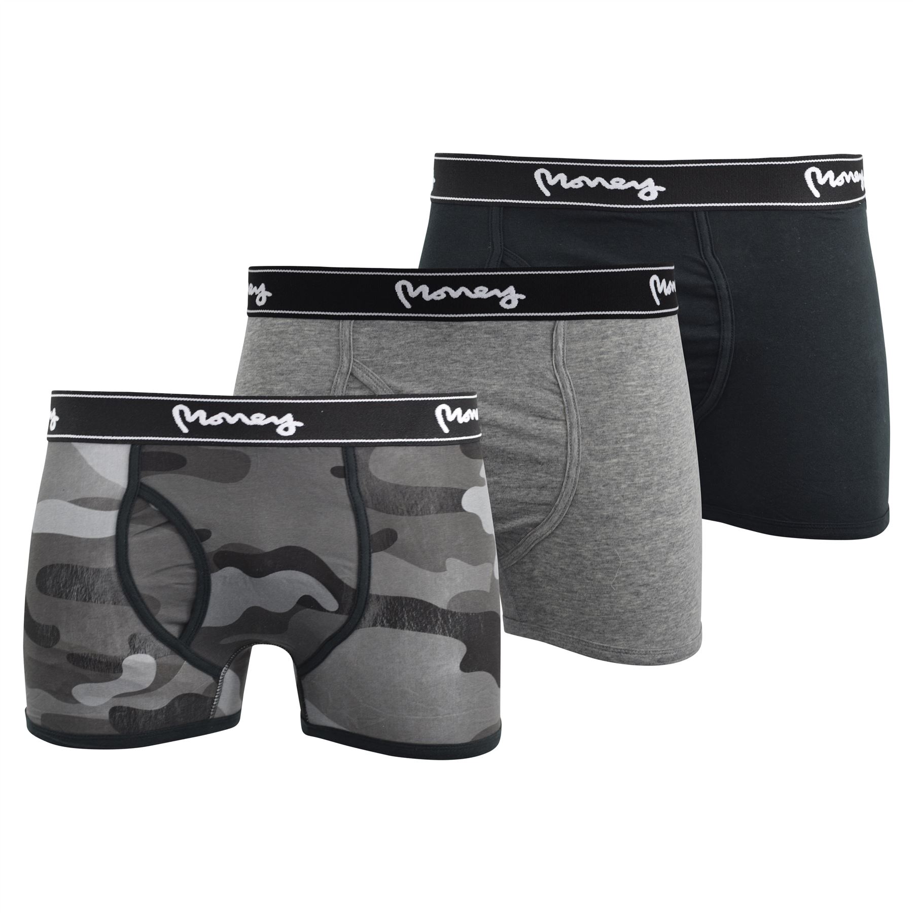 Mens Boxers Money Clothing Shorts Ape 3PK Trunks Underwear Gift Set 3