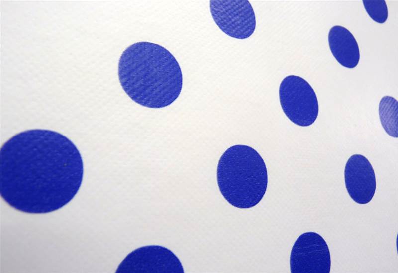LARGE POLKA DOT SPOT PVC OILCLOTH VINYL FABRIC TABLECLOTH Sold by the Metre eBay