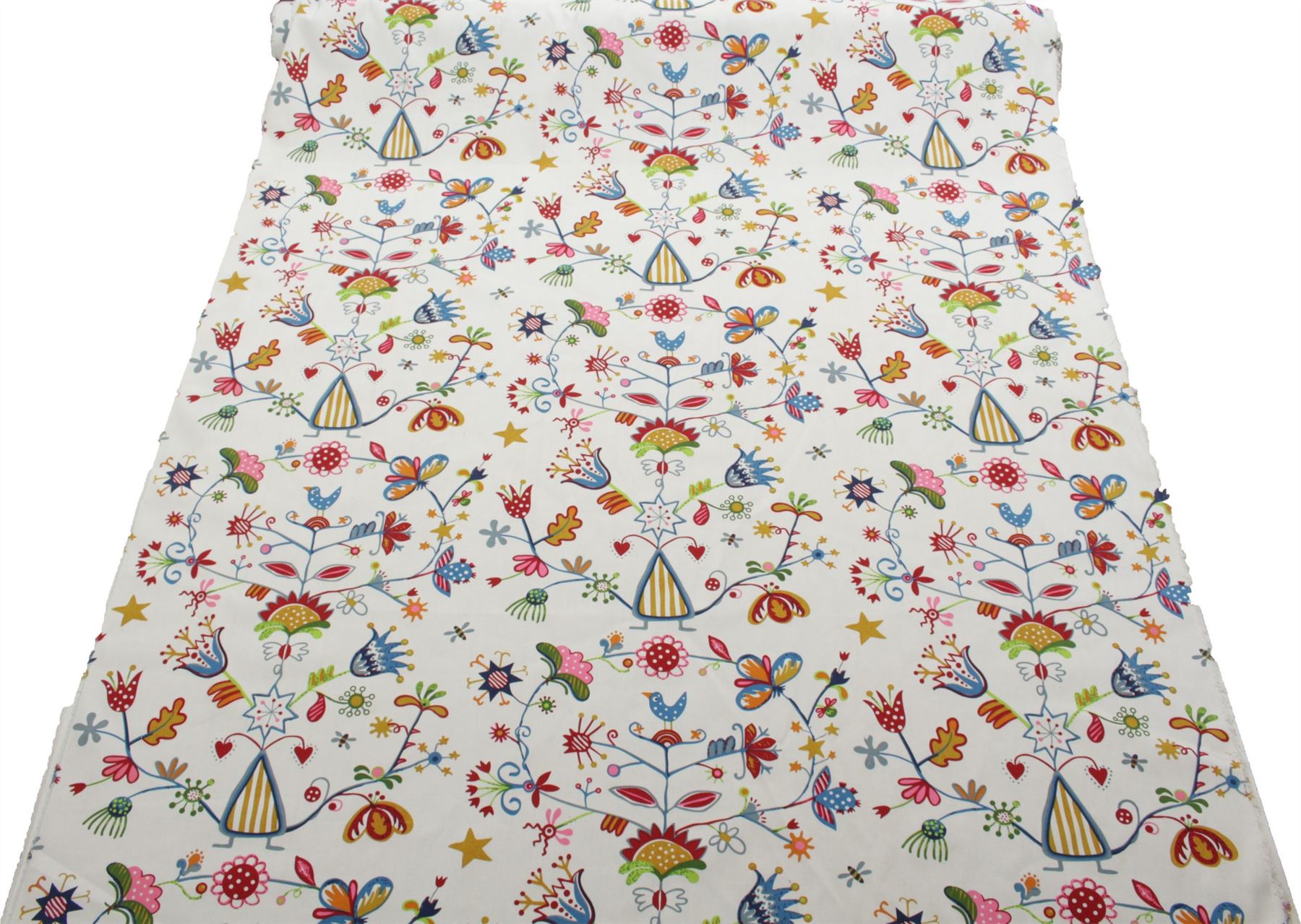 100 Heavy Cotton Panama Printed Childrens Curtain Cushion Upholstery