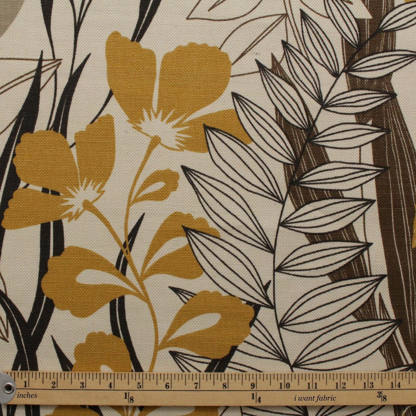 HARLEQUIN DESIGNER COTTON JUTE FLORAL HEAVY PRINTS CURTAIN UPHOLSTERY