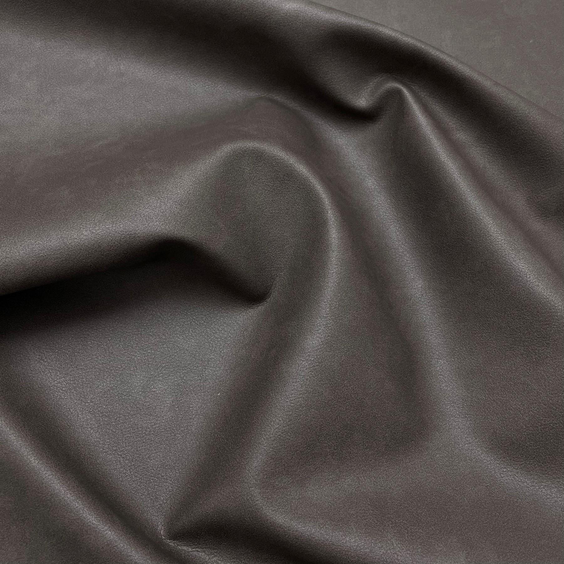 Distressed Mottled Plain Faux Leather Sofa Seating Upholstery Fabric - Picture 11 of 32