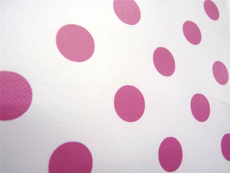 LARGE POLKA DOT SPOT PVC OILCLOTH VINYL FABRIC TABLECLOTH Sold by the Metre eBay