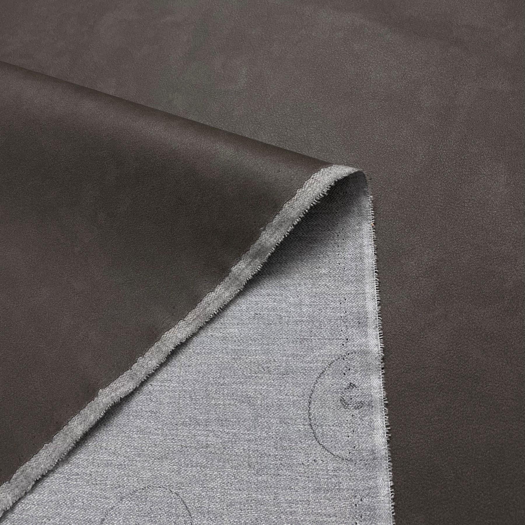 Distressed Mottled Plain Faux Leather Sofa Seating Upholstery Fabric - Picture 13 of 32