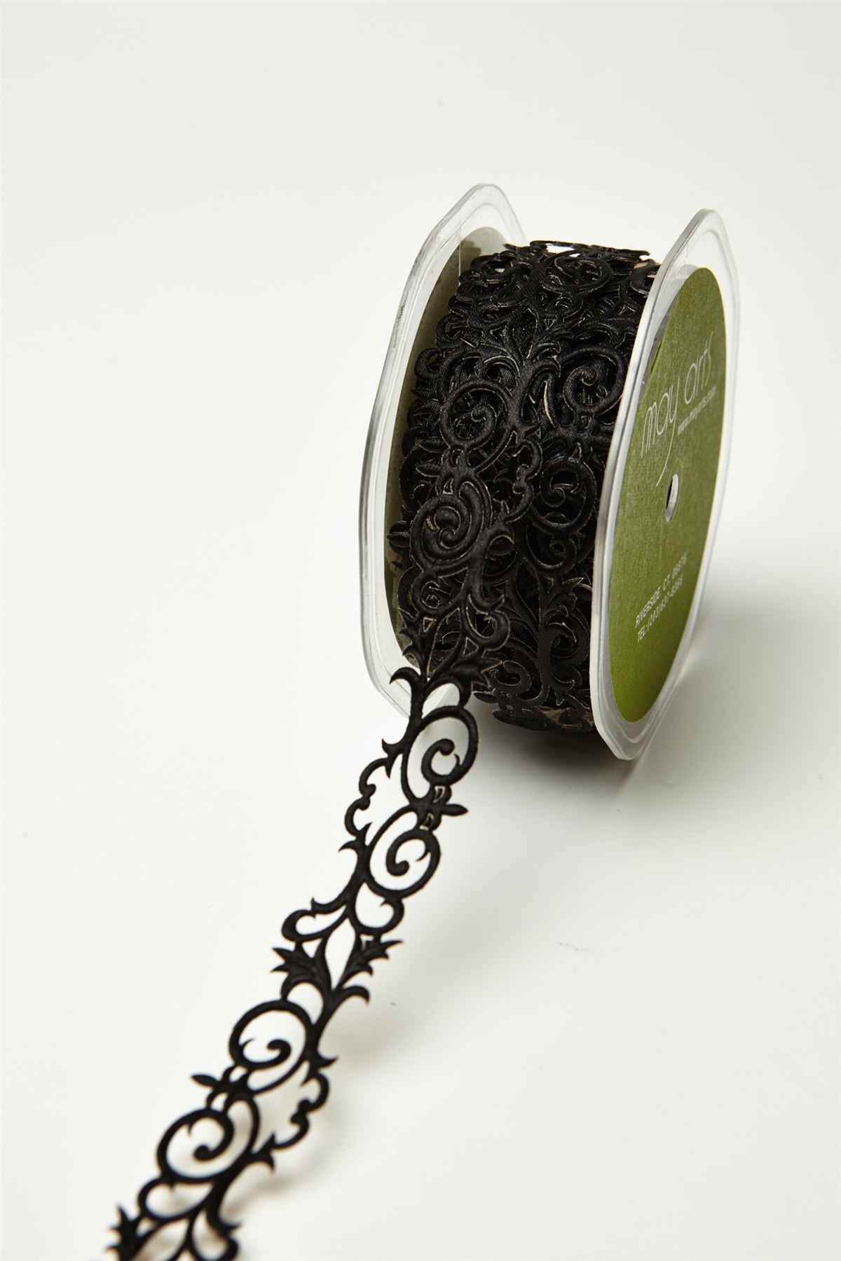 Selbstklebendes Fleur de Lis Schnörkel Geschenkpapier Dekor Band Handwerk Band 7/8" Breite - Bild 2 von 6