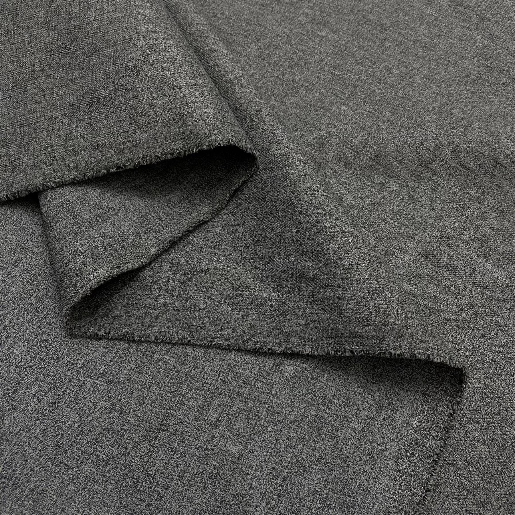 Fire Retardant Rustic Tweed Faux Wool Look Chevron Woven Upholstery Fabric - Picture 3 of 57