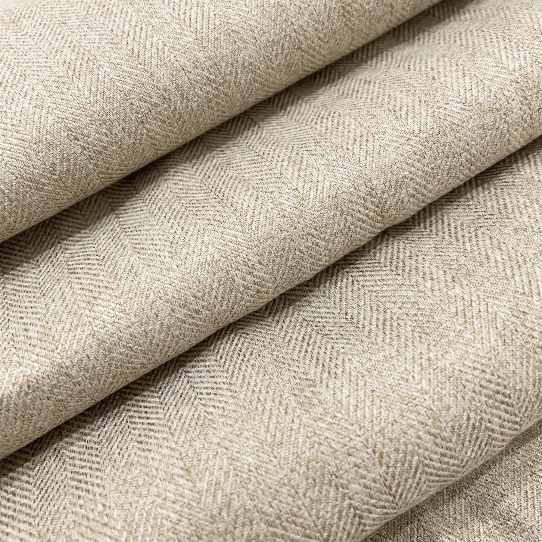 Fire Retardant Rustic Tweed Faux Wool Look Chevron Woven Upholstery Fabric - Picture 16 of 57