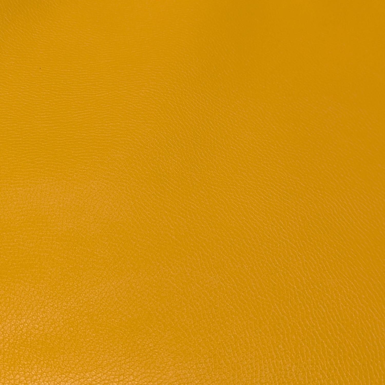 Amarillo Super Soft Faux Leather Fabric 430gsm PU Upholstery - Picture 23 of 50