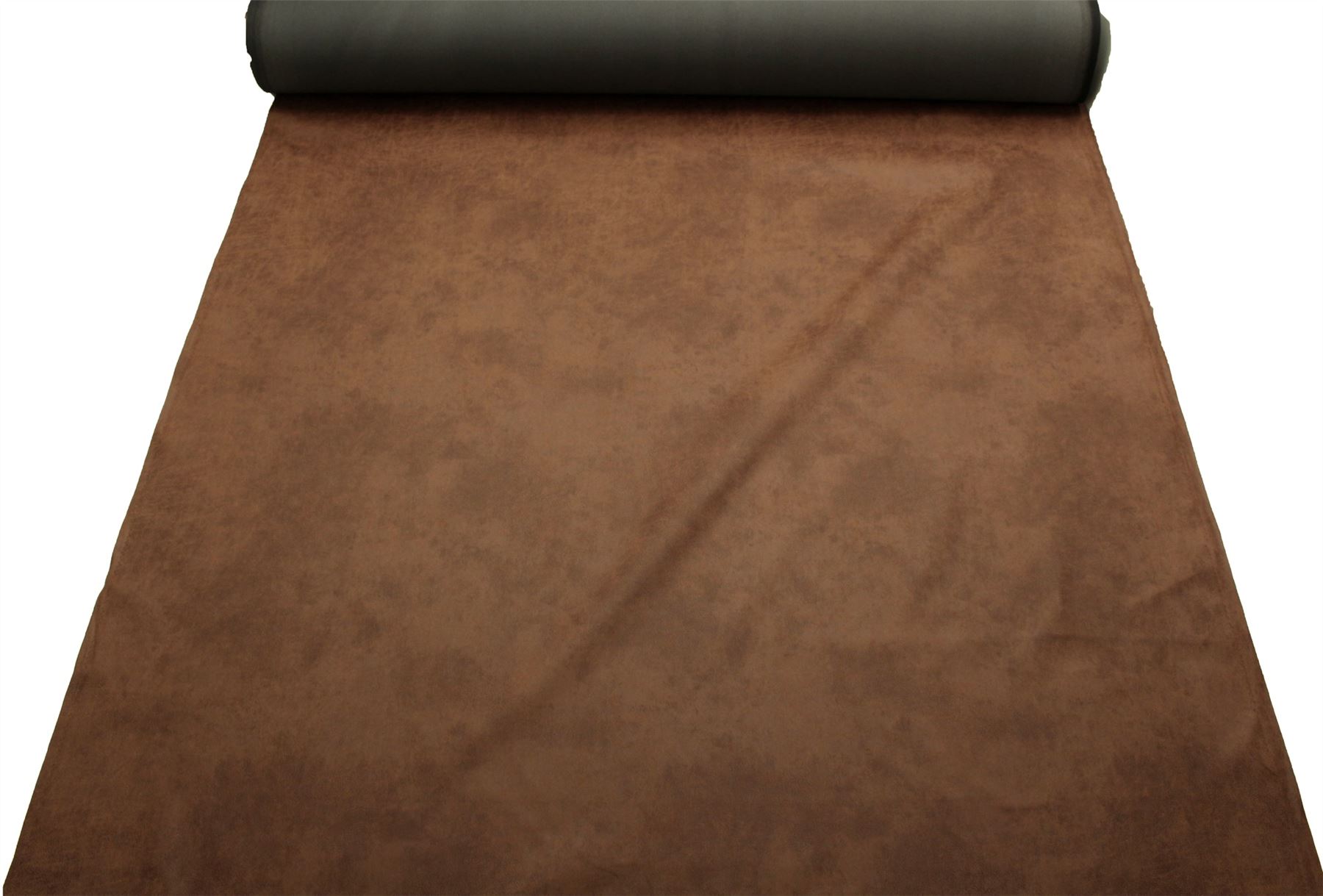 Nevada Antique Leather Suede Upholstery Fabric Tan Brown UK