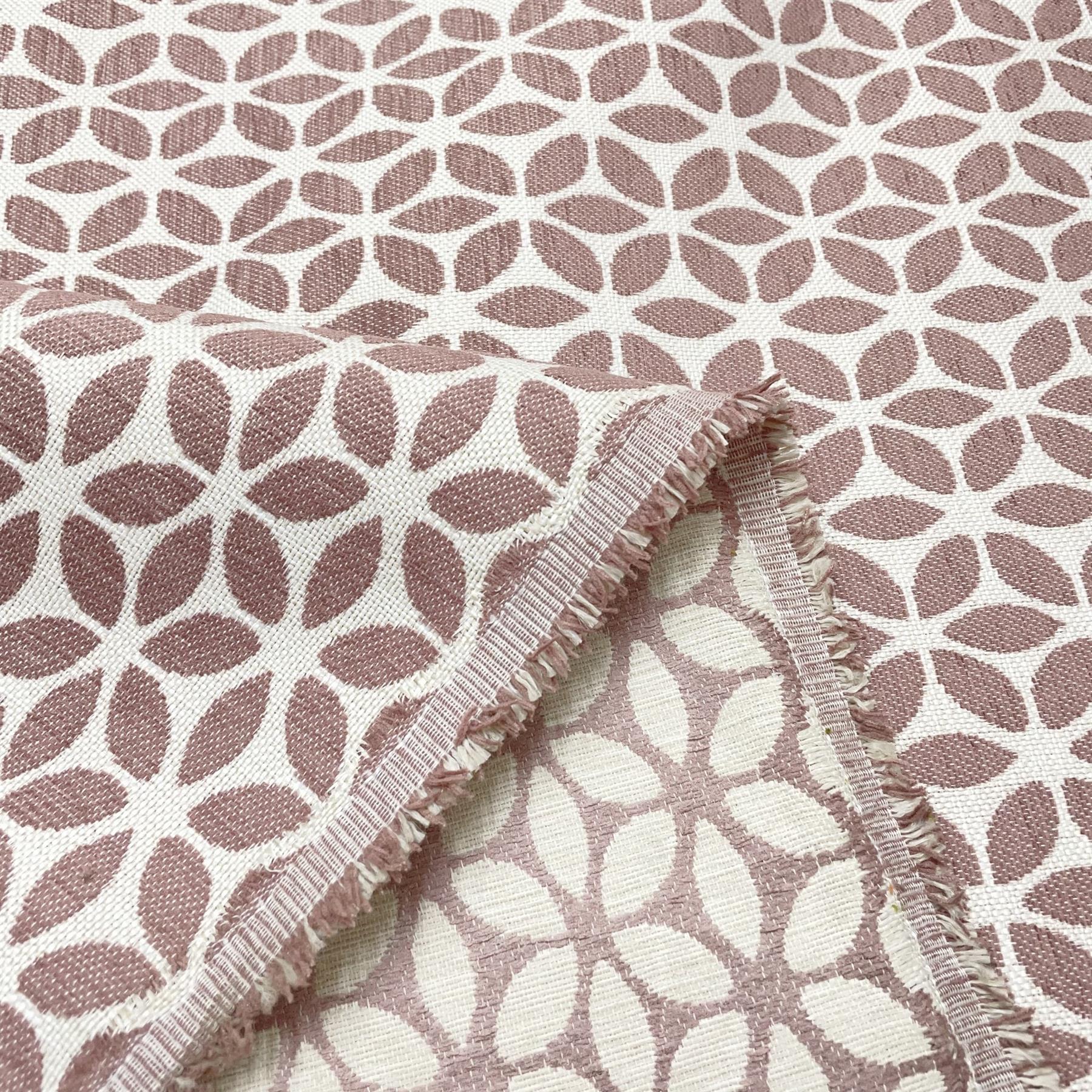 Balham Geometric Fire Retardant Woven Heavy Furnishing Upholstery Fabric - Picture 8 of 23