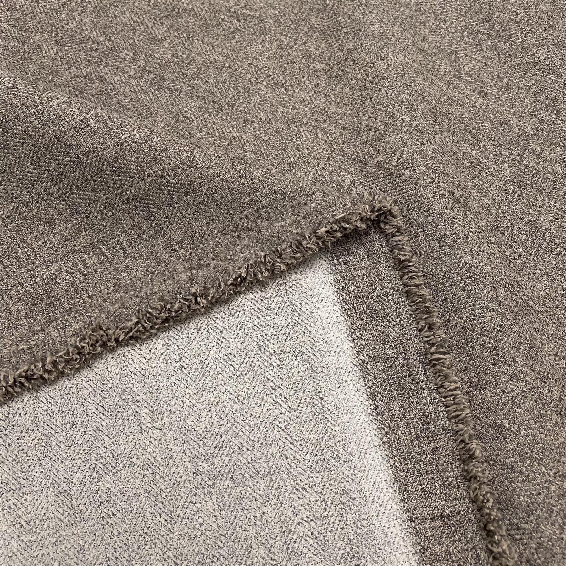 Fire Retardant Rustic Tweed Faux Wool Look Chevron Woven Upholstery Fabric - Picture 39 of 57