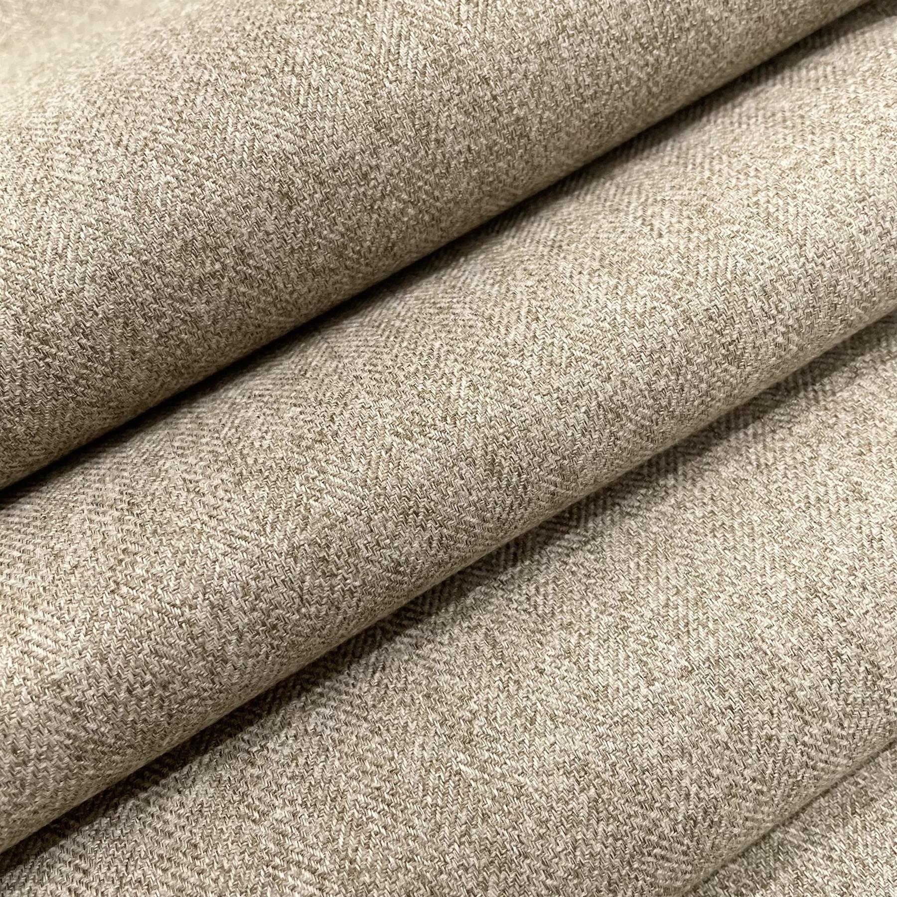 Fire Retardant Rustic Tweed Faux Wool Look Chevron Woven Upholstery Fabric - Picture 43 of 57